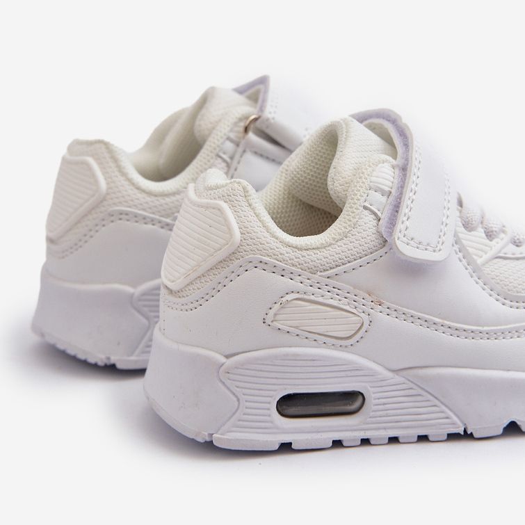 White Krissandra Children's Velcro Sneakers 2