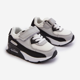 Children's Velcro Sneakers Gray Krissandra grey 1