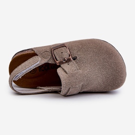 Children's Flip-Flops on a Cork Platform Gray Vulagia grey 2