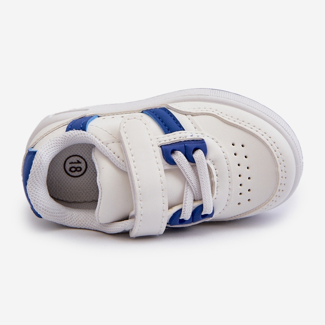 Classic Children's Sports Shoes White and Blue Marlin 2