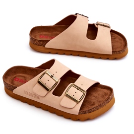 Classic Women's Big Star Slippers LL274478 Beige 3