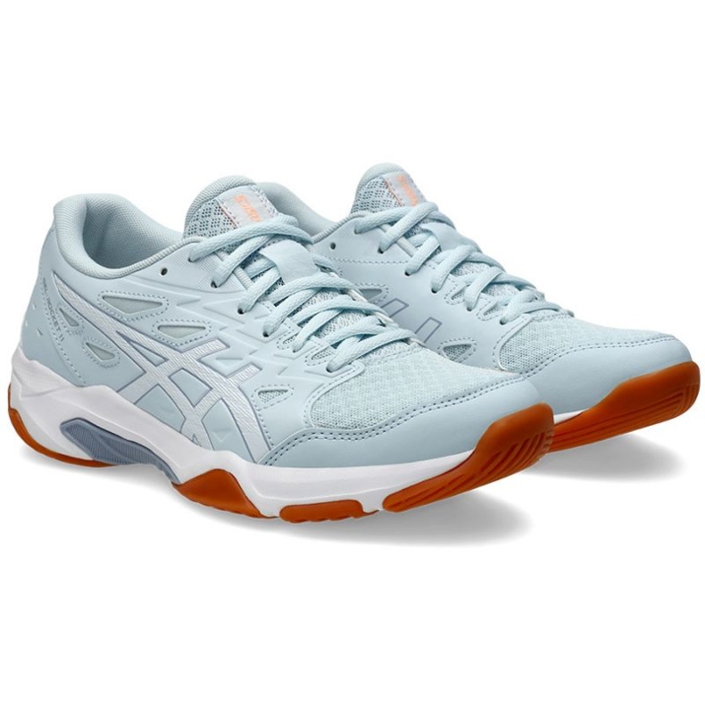 Asics Upcourt 6 W volleyball shoes 1072A093 020 blue 2