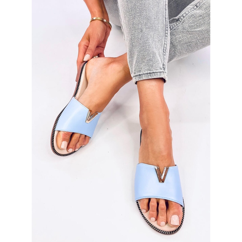 Willow Blue women's facial slippers 1