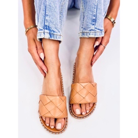 Sunny Khaki women's slippers beige 1