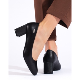 Black women's high-heeled pumps by Sergio Leone 1 Black women's high-heeled pumps by Sergio Leone 1