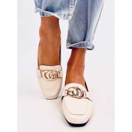 Women's loafers Elisa Beige 1