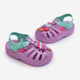 Children's Sandals With Velcro 83486 Ipanema Summer Xiii Baby Purple 1