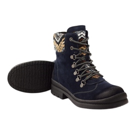 Leather insulated workers Filippo 393 navy blue 3 Leather insulated workers Filippo 393 navy blue 3