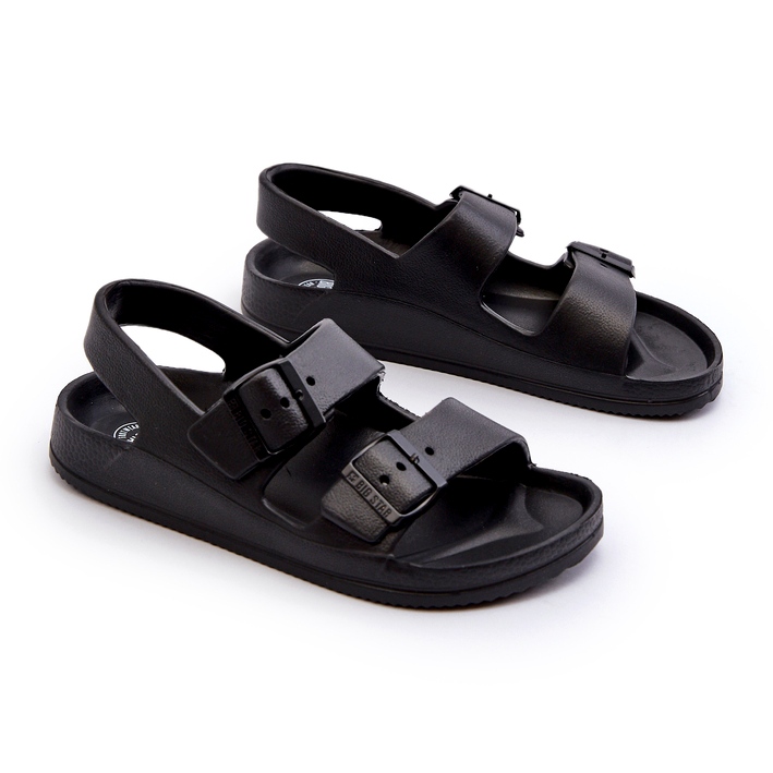 Children's Light Flip-Flops With Buckles Big Star NN374541 Black 3