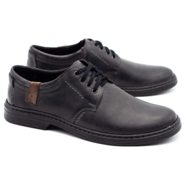 Joker Men's leather shoes 415 gray grey 2