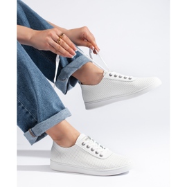 Women's classic white sneakers 1