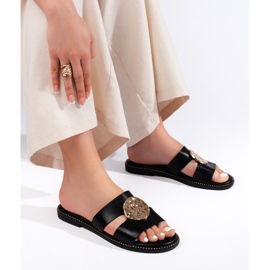 Classic black women's flip-flops 2