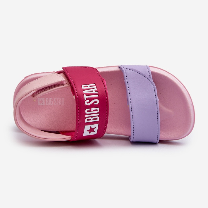Light Sandals For Girls Big Star NN374530 Pink 2