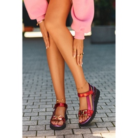 S.Barski Women's Wedge Sandals D&A CR954 Purple violet 1 S.Barski Women's Wedge Sandals D&A CR954 Purple violet 1