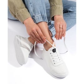 Seastar Women's white openwork lace-up shoes 1 Seastar Women's white openwork lace-up shoes 1