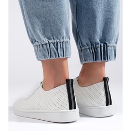 Seastar Women's white openwork lace-up shoes 2 Seastar Women's white openwork lace-up shoes 2