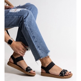 Black Aldona sandals 1