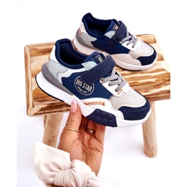 Children's Sneakers Memory Foam System Big Star LL374225 Navy blue 3