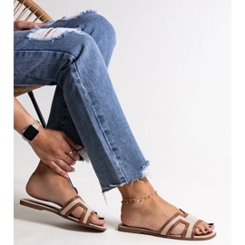 Brown classic Baya flip-flops beige 1