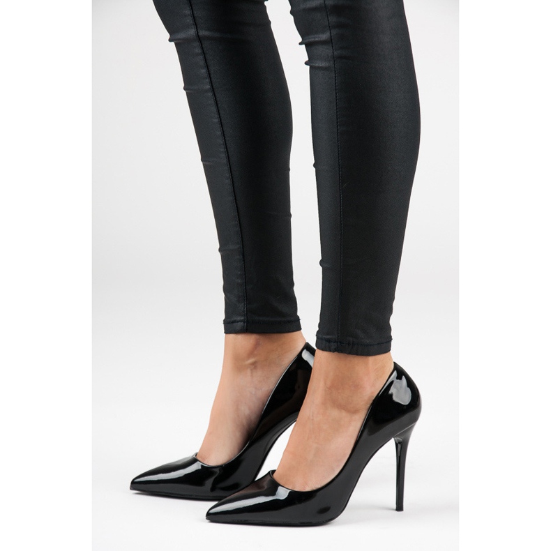 Seastar Black lacquered heels 1 Seastar Black lacquered heels 1