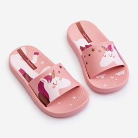 Girls' flip-flops with a unicorn 83474 Ipanema Urban V Slide Kids Pink 2