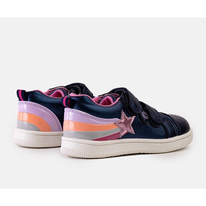 Blue children's sneakers with Velcro from Dahl 1