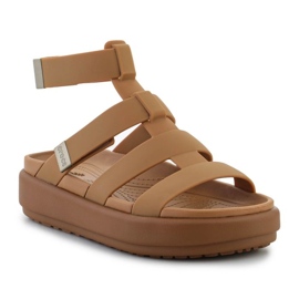 Crocs Brooklyn luxe Gladiator sandals 209557-2U3 brown 1 Crocs Brooklyn luxe Gladiator sandals 209557-2U3 brown 1
