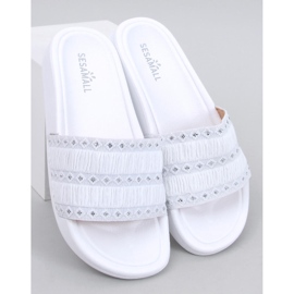 Diakis White women's flip-flops 1