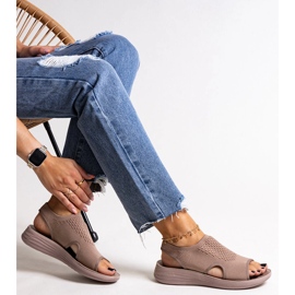 Brown platform sandals from Rawia 1 Brown platform sandals from Rawia 1