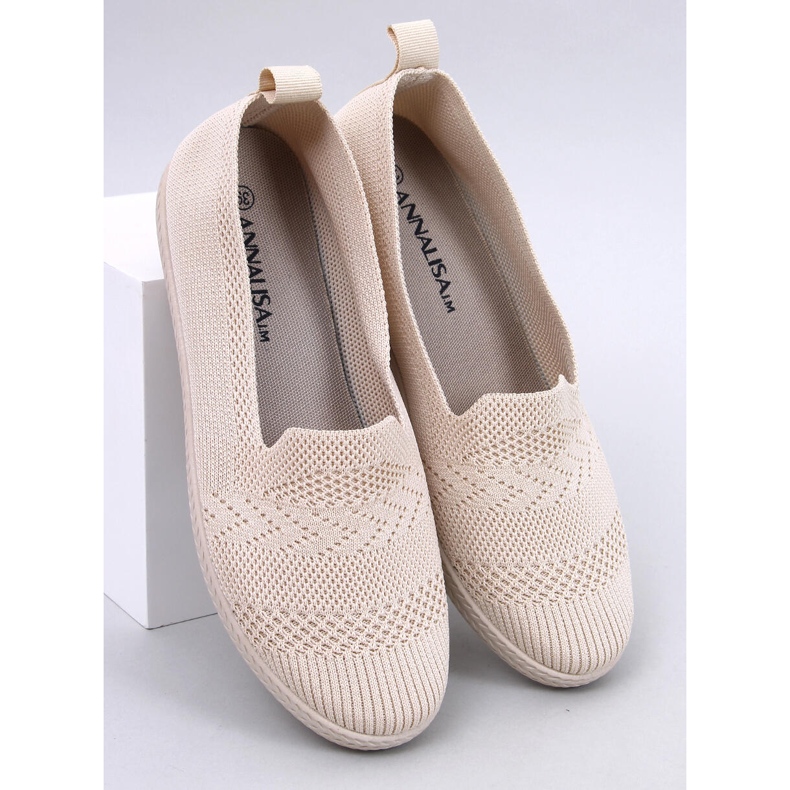 Coulis Beige sock ballerinas 1