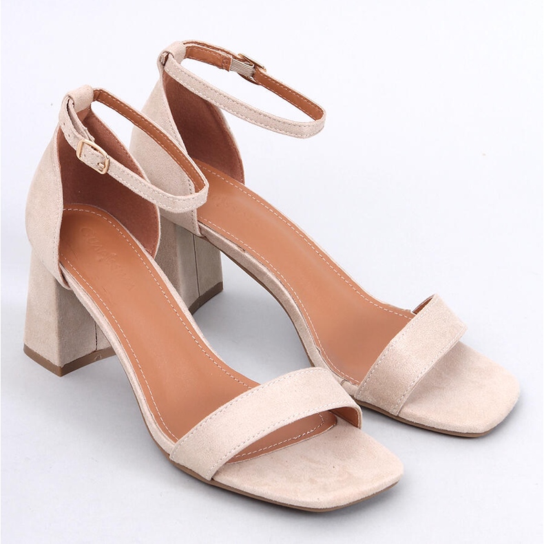 Gaseti Beige high-heeled sandals 1