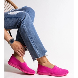 Dark pink Shalha slip-on sneakers 1 Dark pink Shalha slip-on sneakers 1