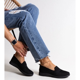 Black Abadly slip-on sneakers 1