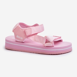 Women's Platform Sandals Big Star NN274A533 Pink 3