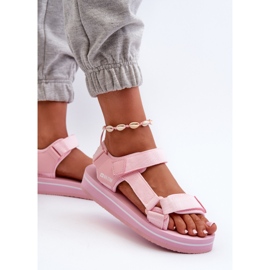 Women's Platform Sandals Big Star NN274A533 Pink 5
