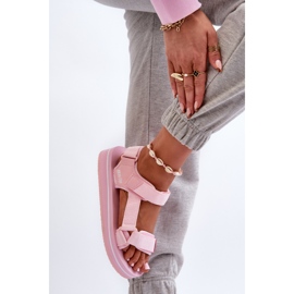 Women's Platform Sandals Big Star NN274A533 Pink 6