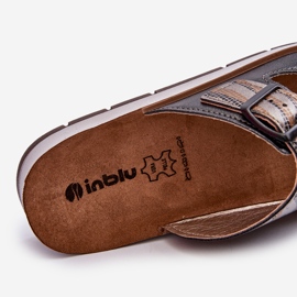Comfortable Women's Flip-Flops With Buckles Inblu CP000045 Black 1