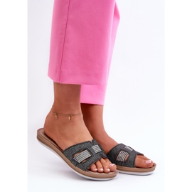 Comfortable Shiny Women's Flip-Flops Inblu BA000050 Black 1