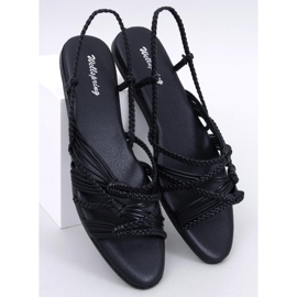 Limbe Black boho style sandals 1