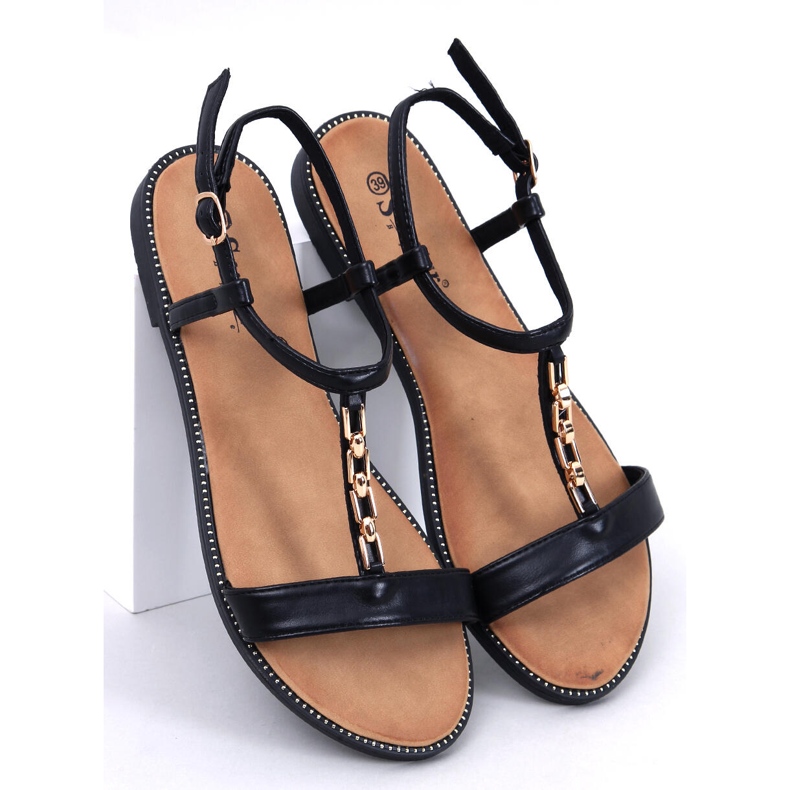 Luzzi Black women's sandals 1