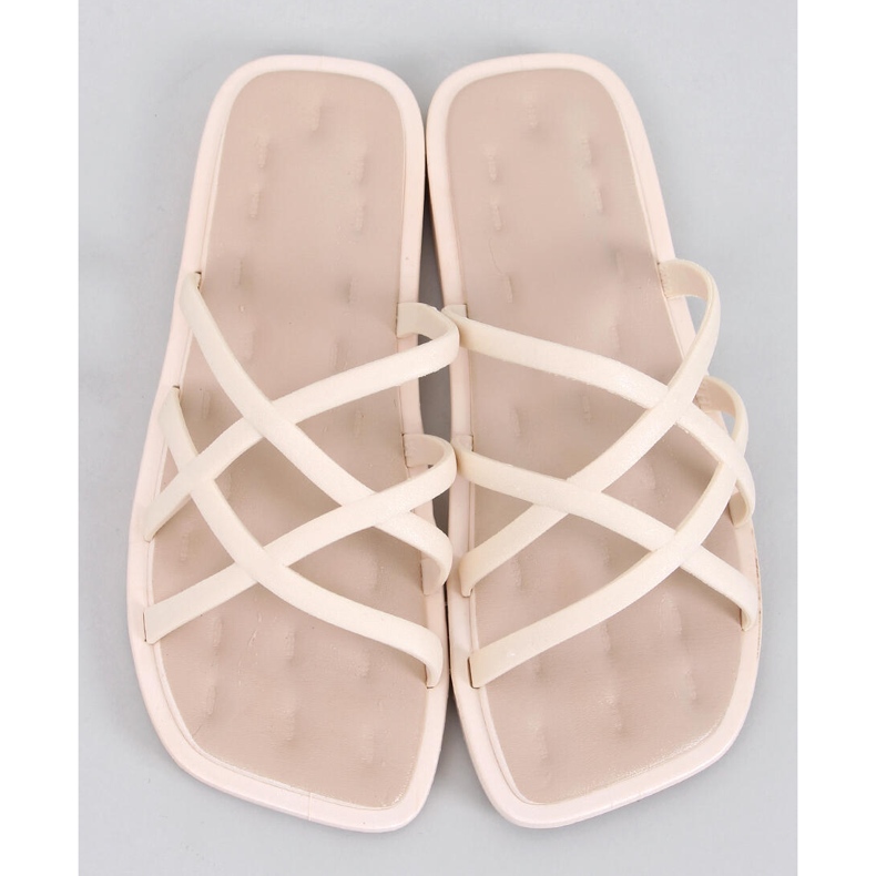 Gomis Beige rubber flip-flops 1
