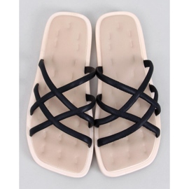 Gomis Black rubber flip-flops 1