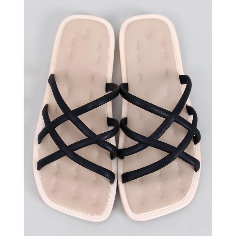 Gomis Black rubber flip-flops 1