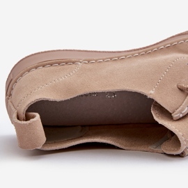 Sergio Leone SP021 Beige Suede Women's Shoes 2 Sergio Leone SP021 Beige Suede Women's Shoes 2