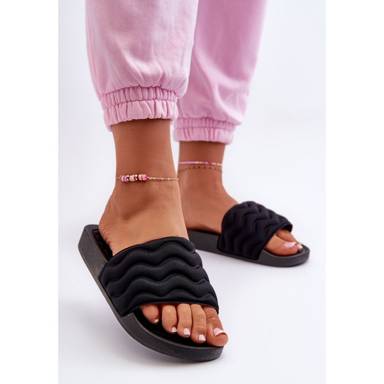 Beliordia Black Women's Light Pool Flip Flops 2