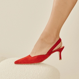 Marco Shoes Emilian's flip-flops red 2