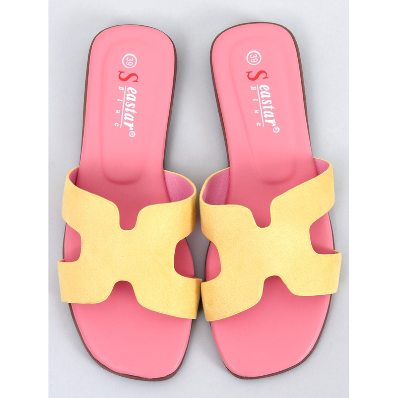 Kalani Yellow women's slippers 1