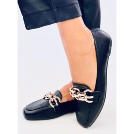 Bianca Black women's loafers 2