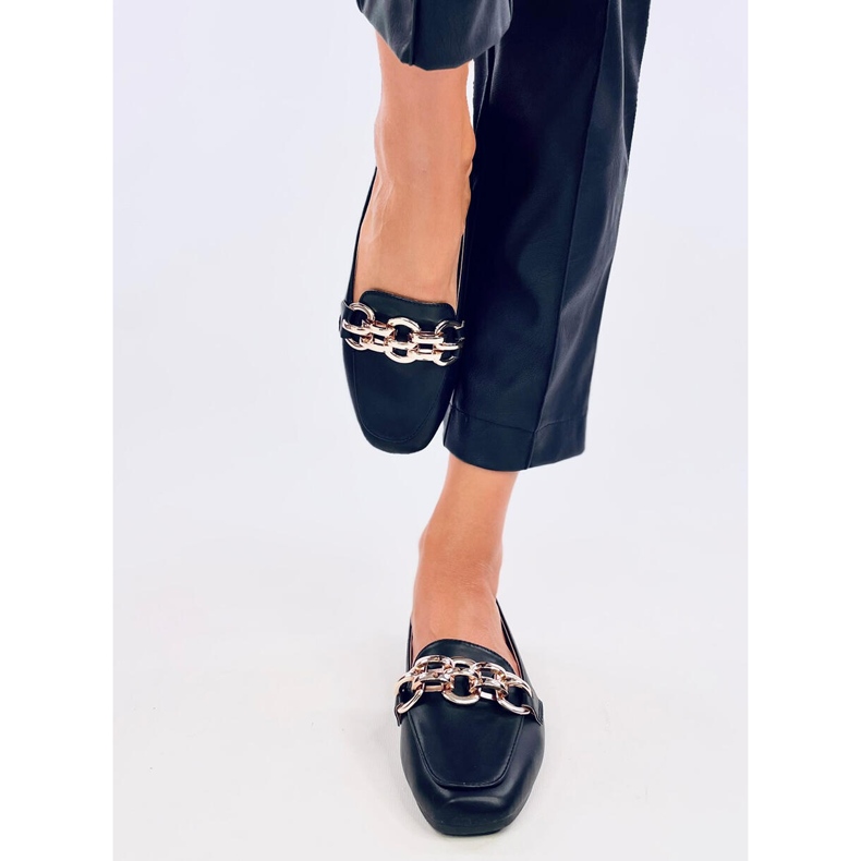 Bianca Black women's loafers 1