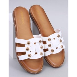 Losilla White women's flip-flops 1